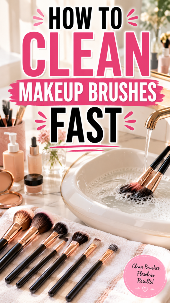 How To Clean Makeup Brushes Fast (and Make Them Last Longer)