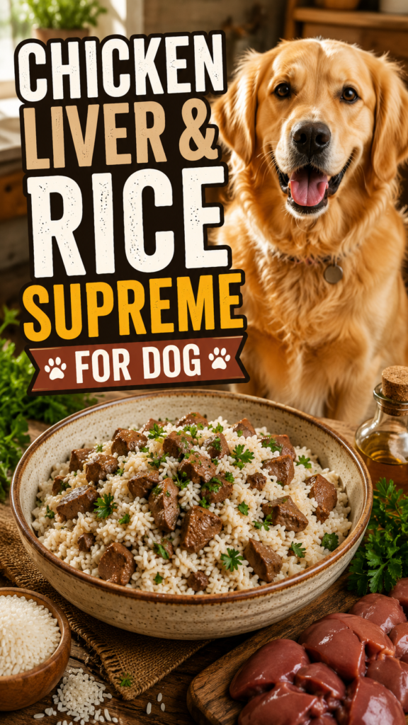 Chicken Liver & Rice Supreme: A Protein-Packed Treat for Cats and Dogs