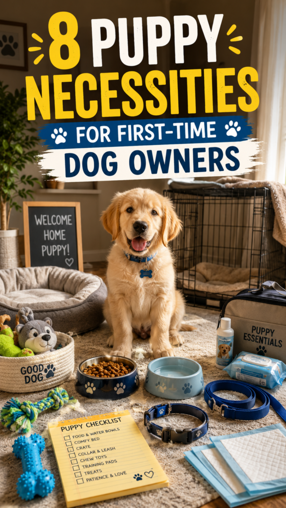 8 Puppy Necessities for First-Time Dog Owners: Don’t Get Caught Unprepared