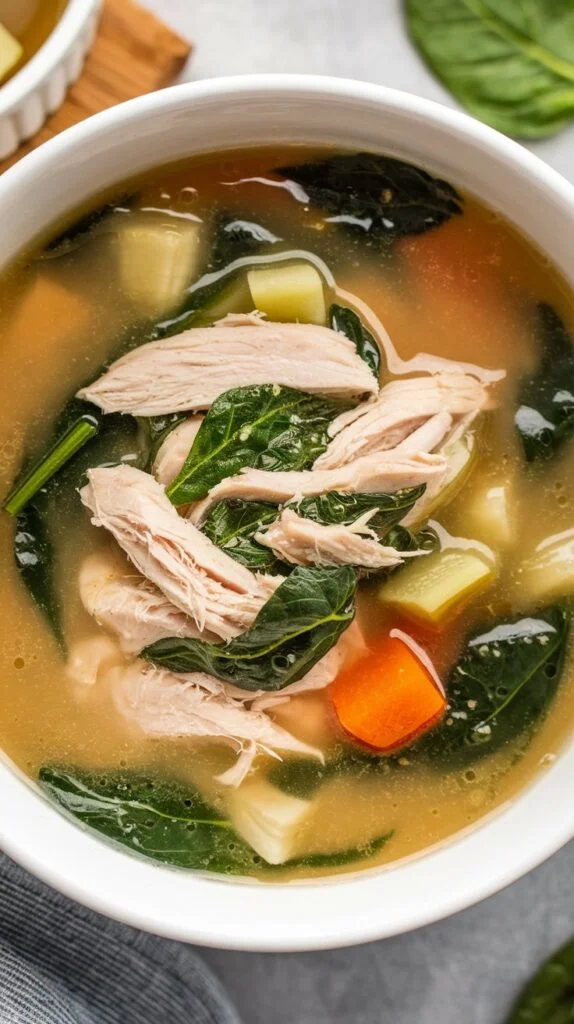 How to Make Chicken & Spinach Immune-Boosting Soup