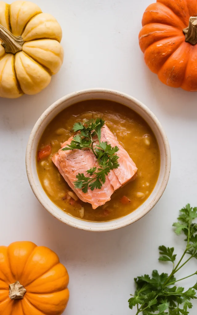 Pumpkin & Salmon Stew
