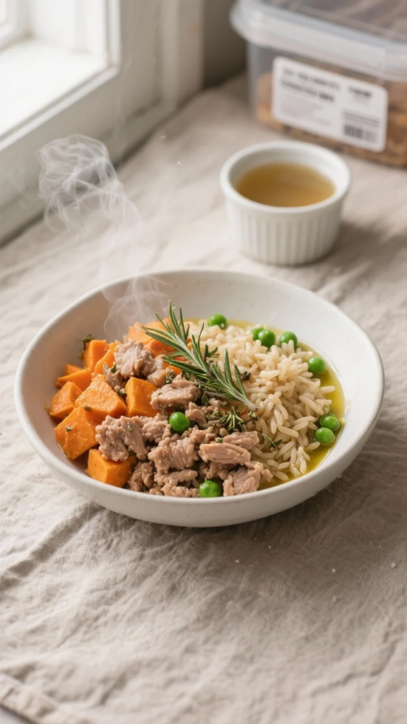 Cozy Turkey & Sweet Potato Comfort Bowls