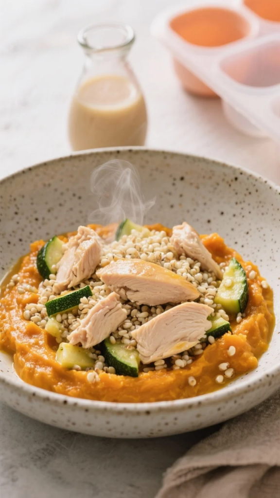Chicken, Quinoa & Pumpkin Belly-Soother