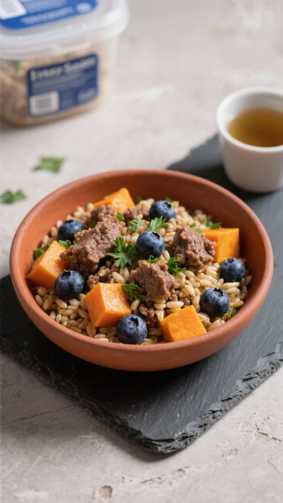 Lamb, Barley & Blueberry Supper