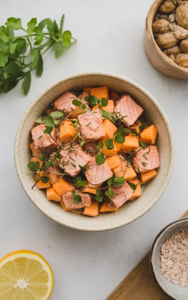Sweet Potato and Salmon Delight