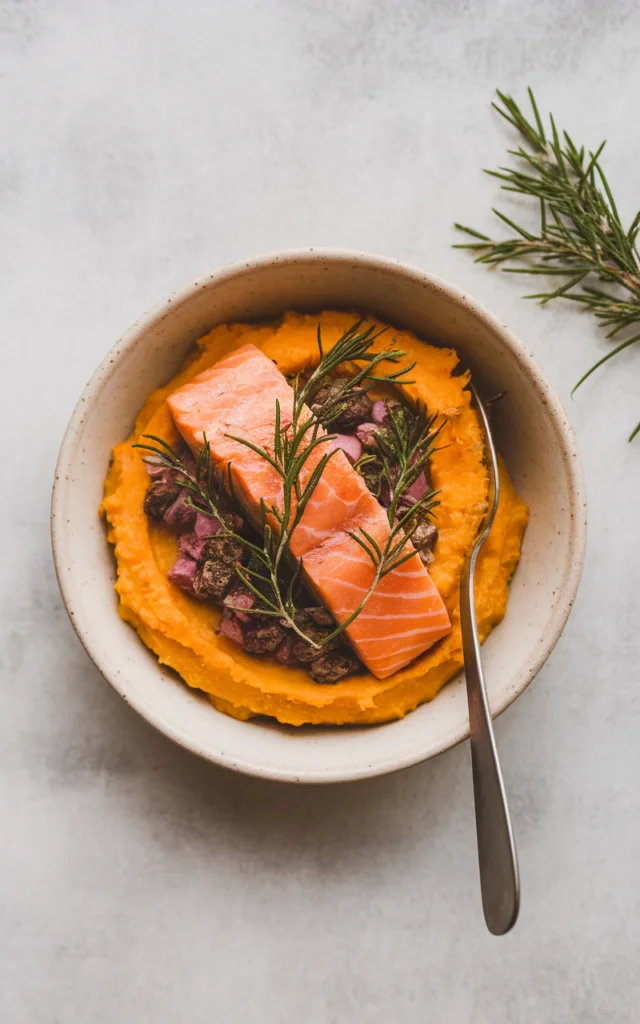 3. Salmon and Sweet Potato Mash