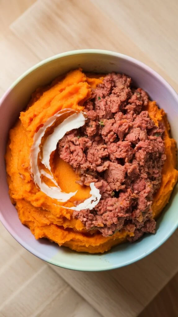 5. Beef & Sweet Potato Mash