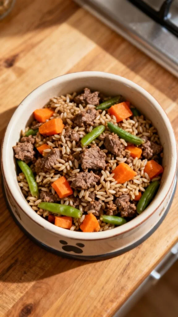 Make Healthy Homemade Dog Food With Beef