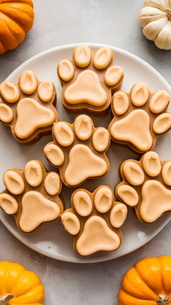 Pumpkin and Peanut Butter Frozen Treats