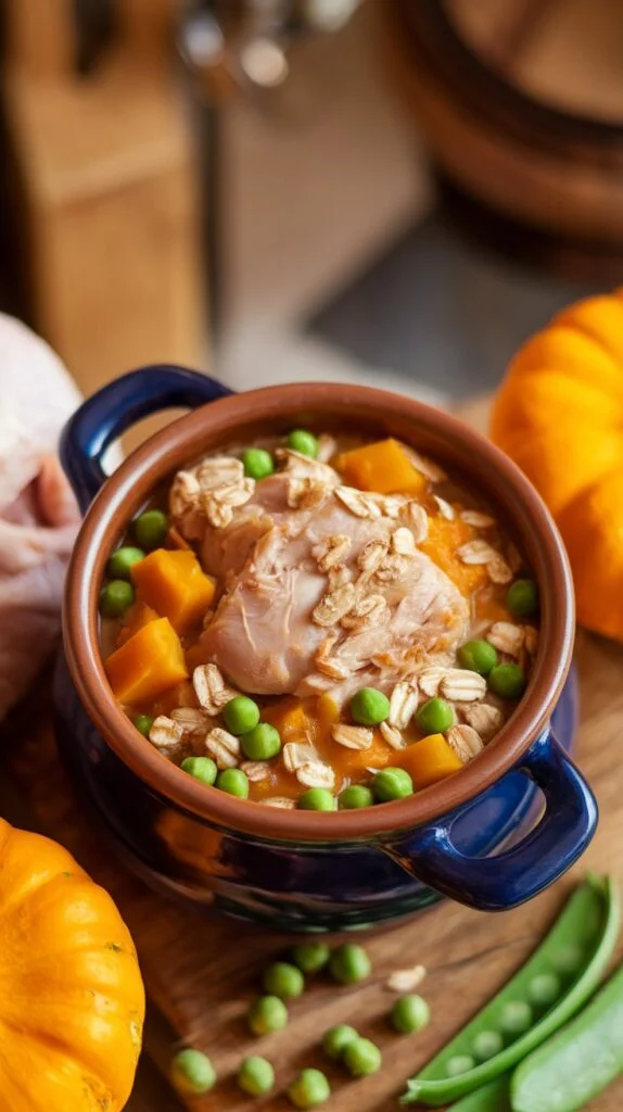 Chicken, Pea & Pumpkin Stew