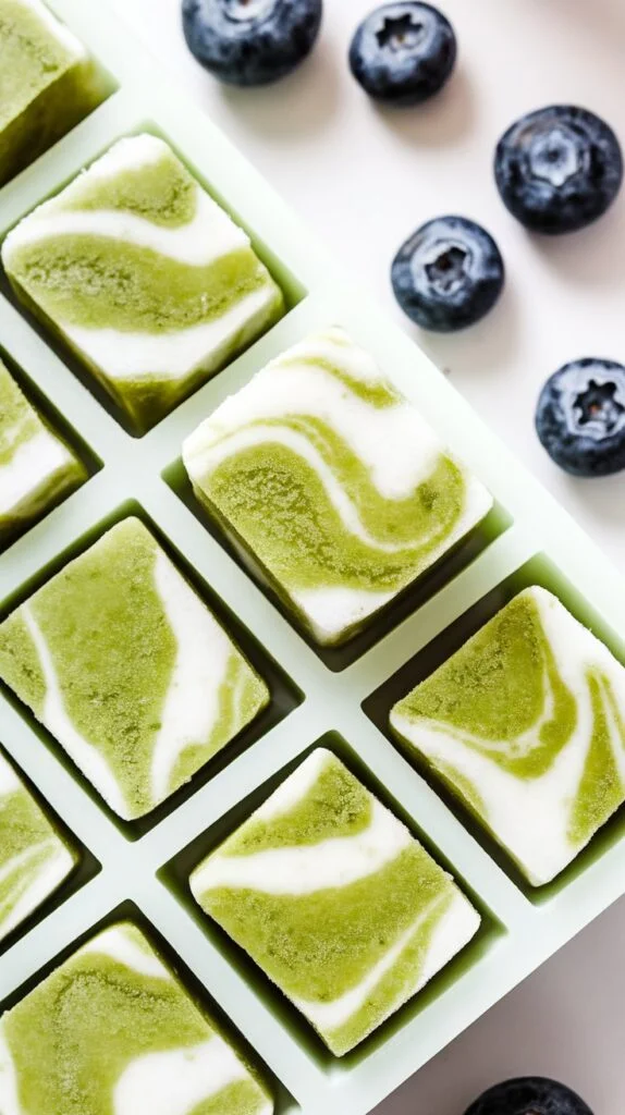 DIY Frozen Pea & Yogurt Treats