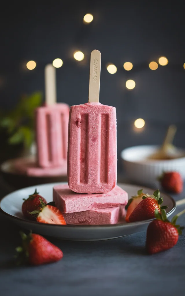 Strawberry Pup-sicles
