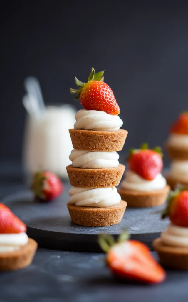 Strawberry Peanut Butter Bites