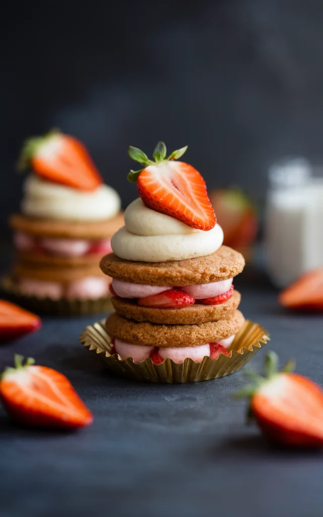 Strawberry Carrot Pupcakes