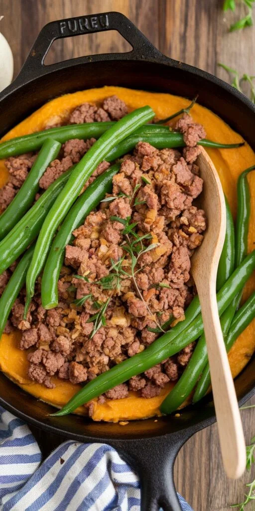 Green Bean & Beef Skillet
