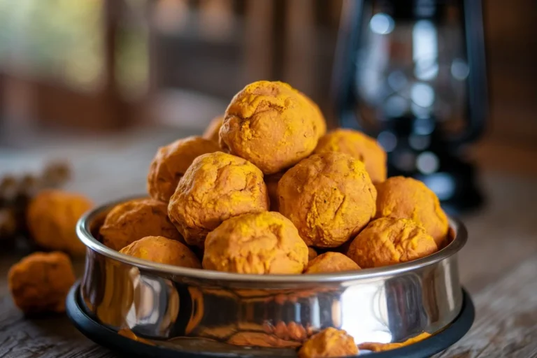 Vegan Pumpkin & Turmeric Balls for Dogs