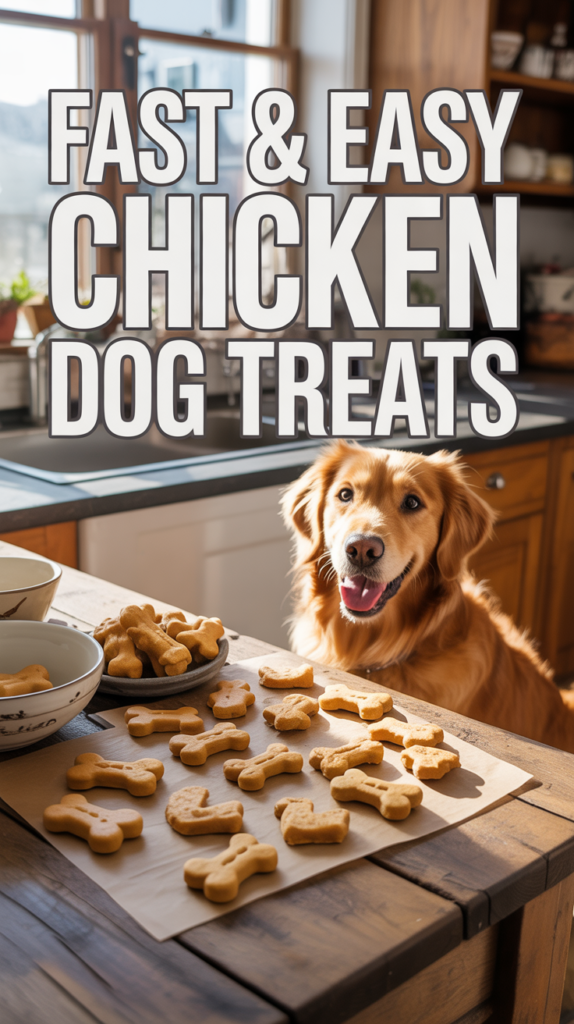 7 Fast & Easy Dog Treats With Chicken