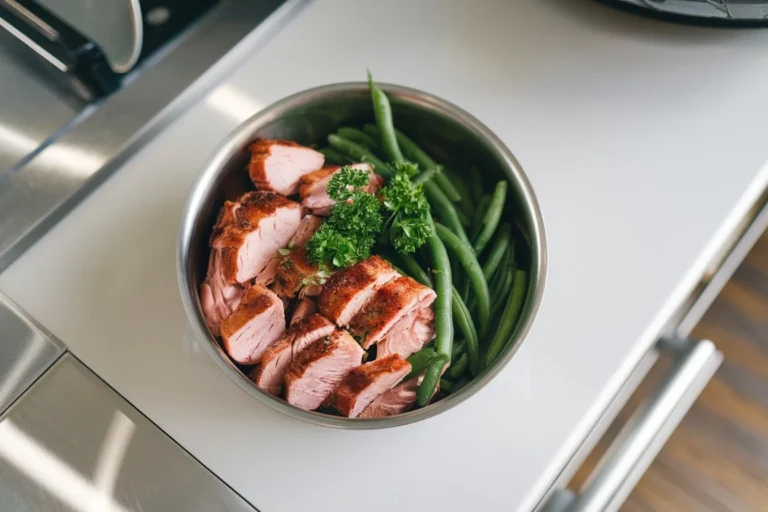 Duck and Green Bean Delight – A Simple, Nutritious Meal for Your Pup