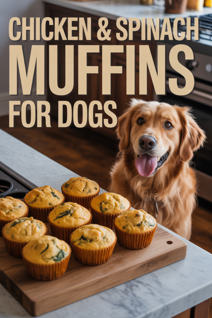 Chicken & Spinach Muffins: A Nutritious, Savory Snack Your Dog Will Go Crazy For