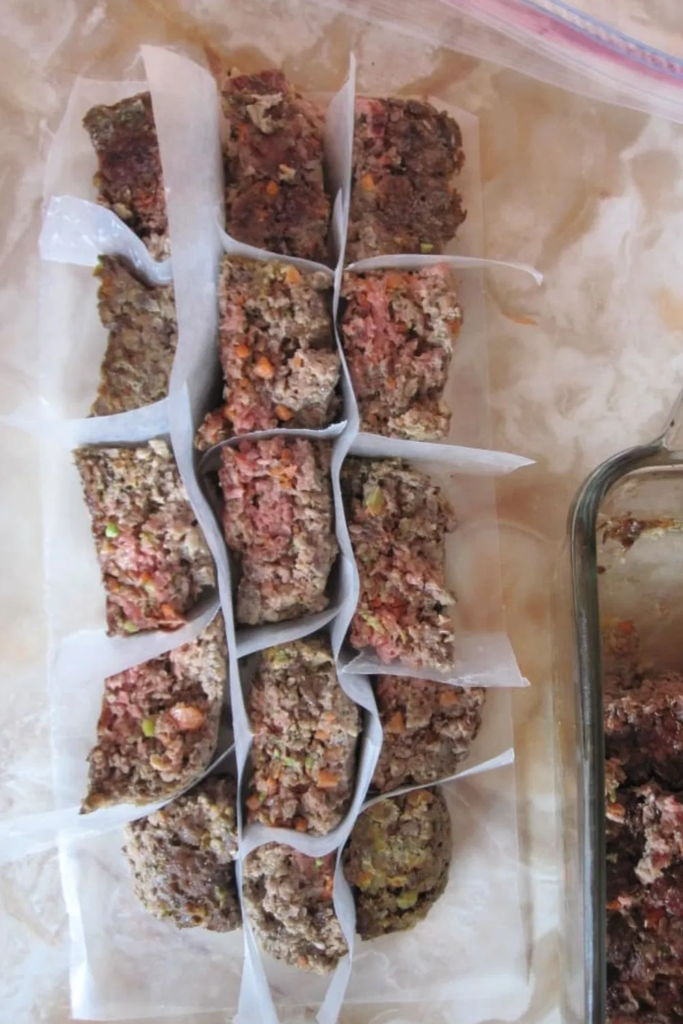 3) DIY Beef & Veggie Meatloaf for Small Dogs