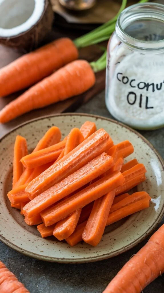 How to Make Coconut Oil & Carrot Chews