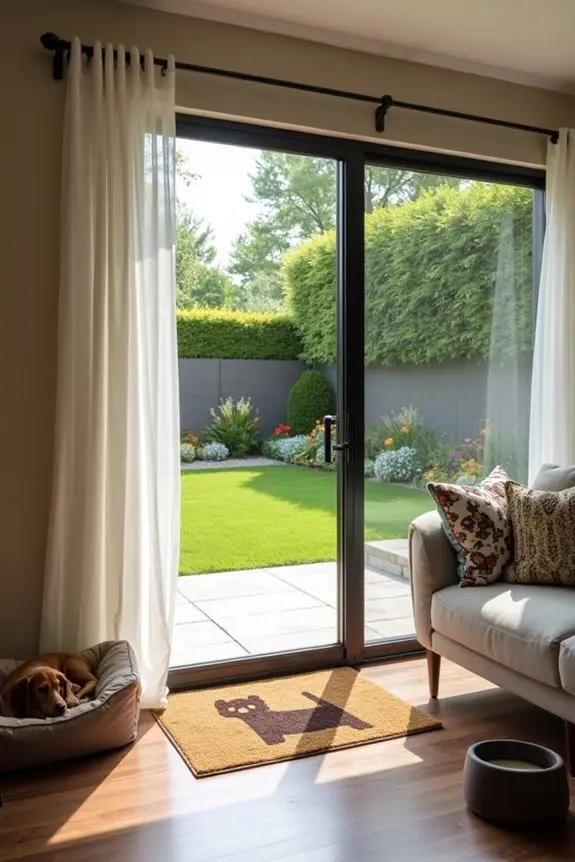 6. Sliding Door Pet Access