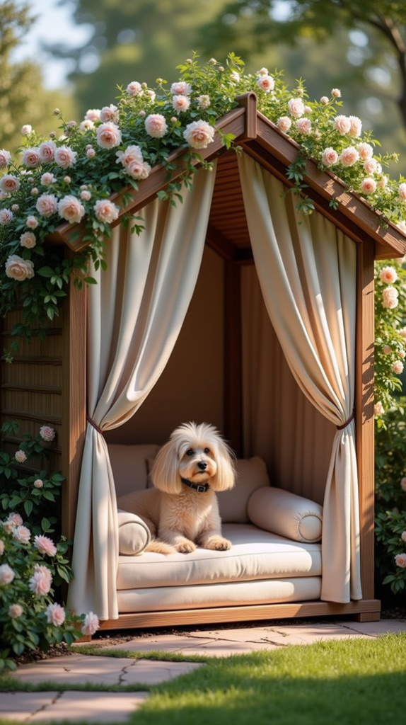 Elegant Canopy Dog House