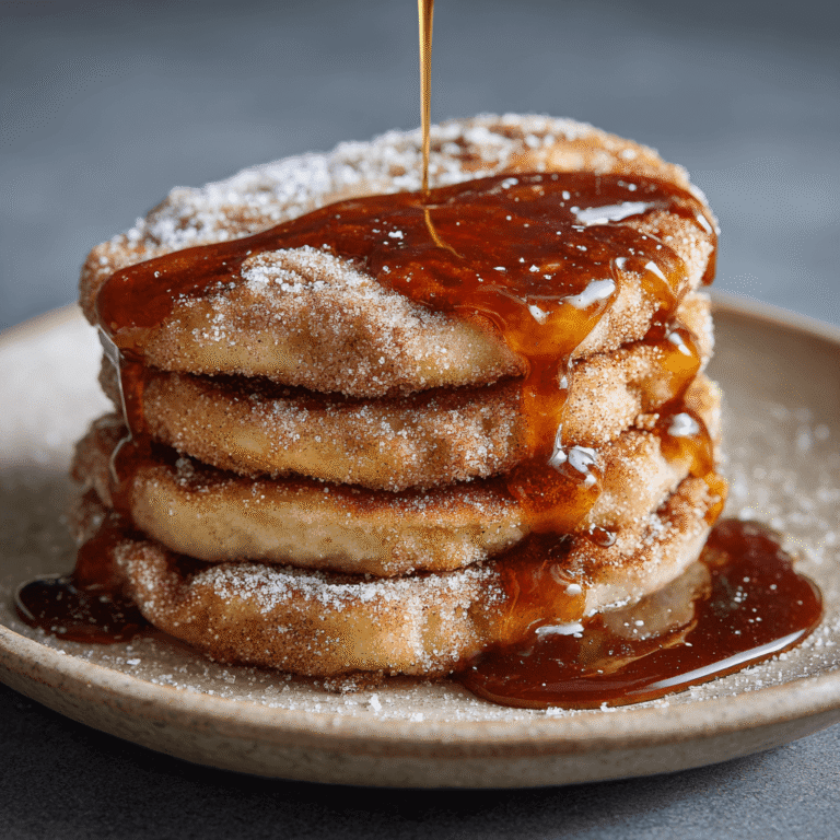 Irresistible Spanish Churro Pancakes