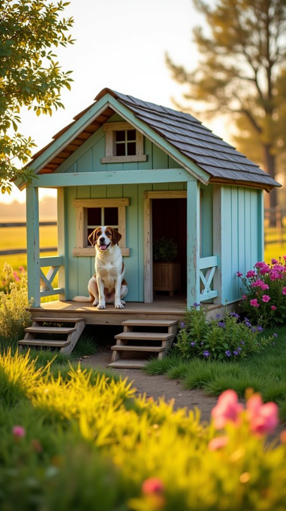 12. Elevated Dog House With Porch
