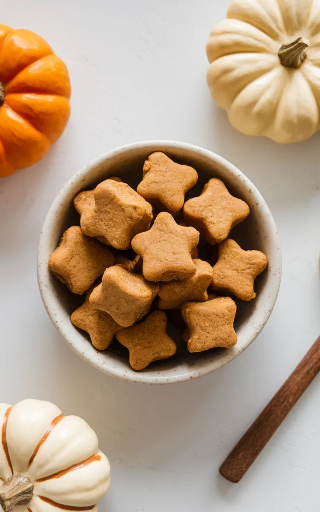 Pumpkin Spice Pup Bites