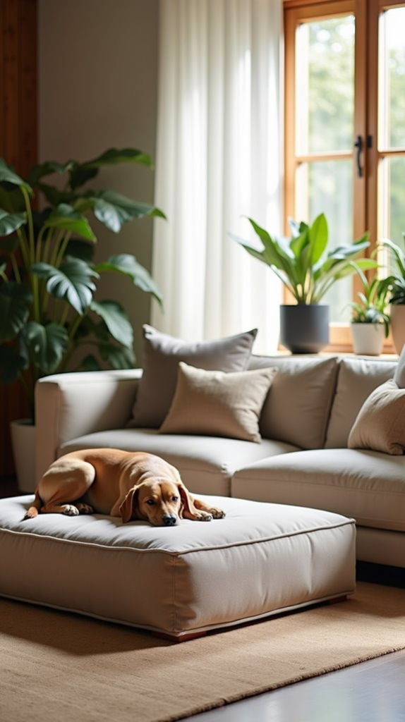 Multi-Functional: Dog Beds That Double as Seating
