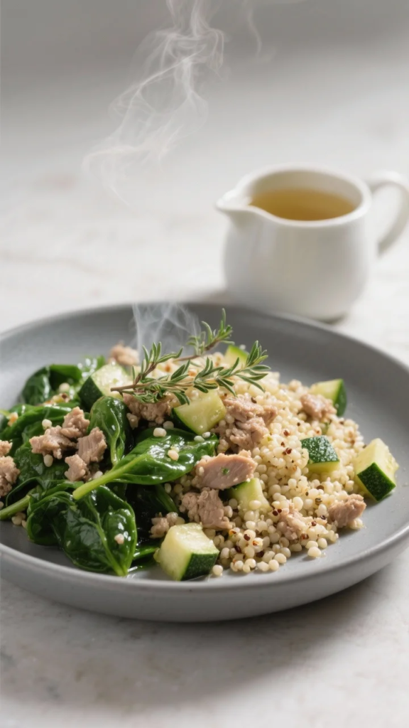 Turkey, Quinoa, and Spinach Lean Machine