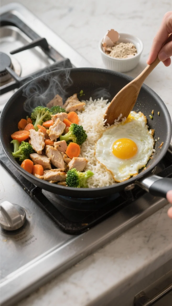 Chicken and Egg Muscle Builder With Basmati