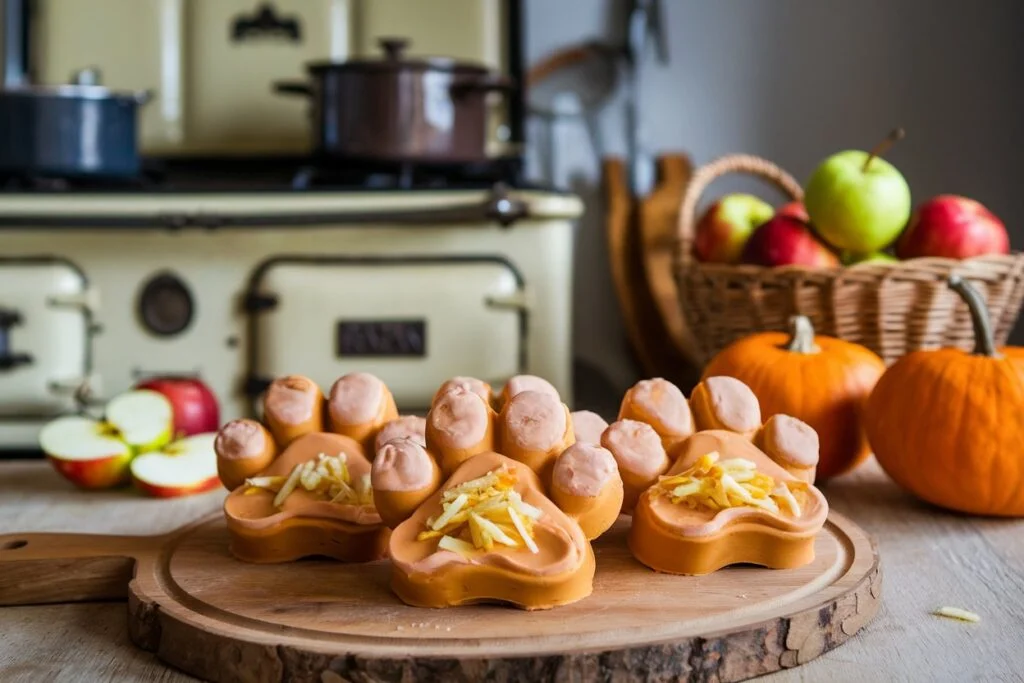 Pumpkin & Apple Paw-prints