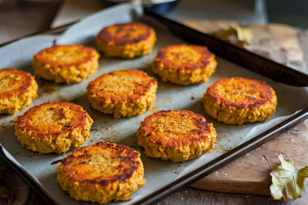 Chicken & Pumpkin Patties 🎃