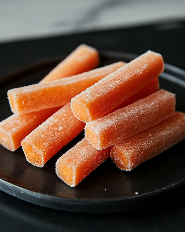 Frozen Carrot Bone Broth Dog Treats