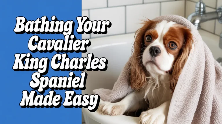 Bathing Your Cavalier King Charles Spaniel