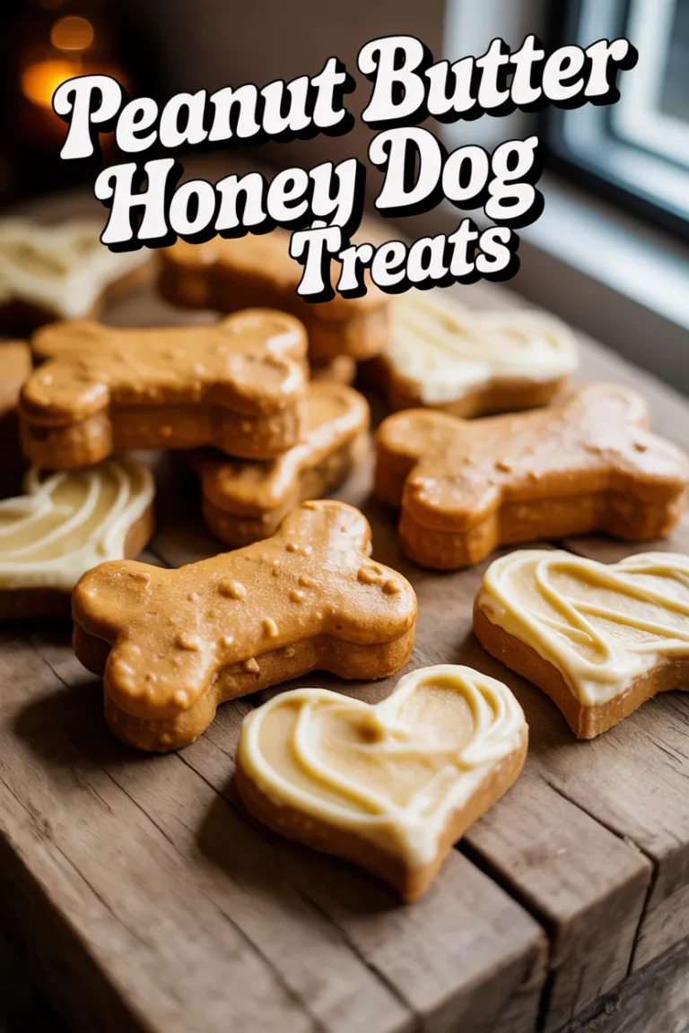 Easy and Delicious Peanut Butter Honey Dog Treats