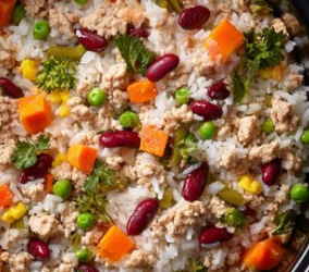 Homemade Crockpot Chicken Dog Food Recipe