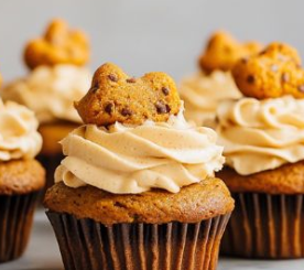 Homemade Pumpkin Dog Cupcakes Recipe