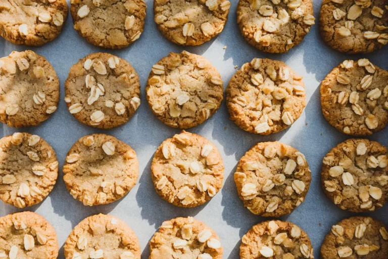 Vegan Peanut Butter & Oat Cookies