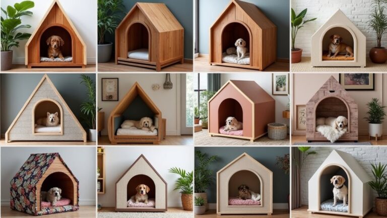 18 Dog House Plans for Stylish Indoor Spaces