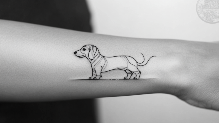 25 Dachshund Tattoo Ideas: Celebrate Your Wiener Dog with Unique Designs