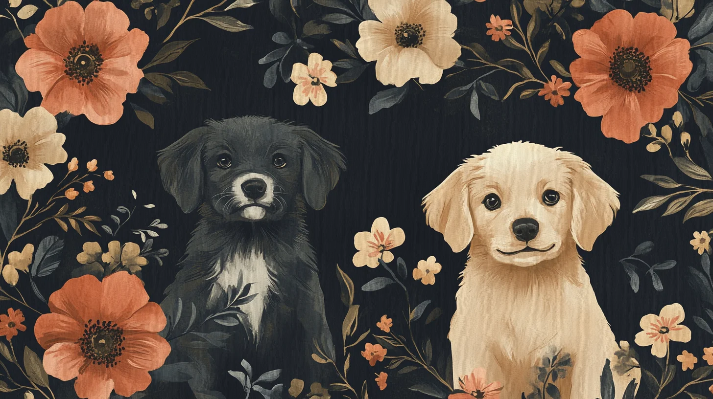 25+ Puppy Wallpapers With Dark Aesthetic