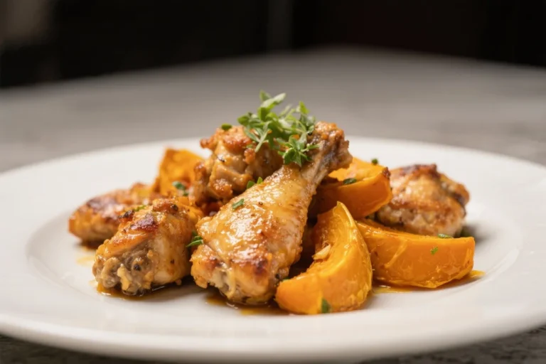 Chicken Pieces and Pumpkin Homemade Dog Food