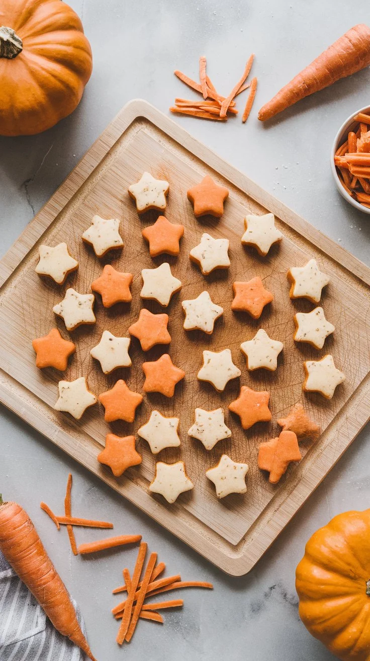Pumpkin Carrot Stars