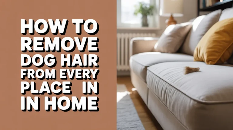 How to Remove Dog Hair (From Every Place in Your Home)