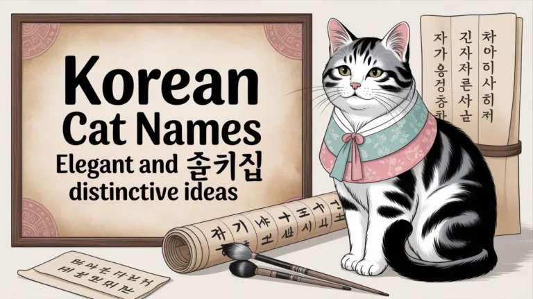 Korean Cat Names – Elegant And Distinctive Ideas