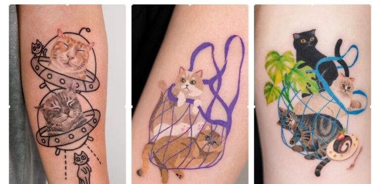 cat tattoo idea