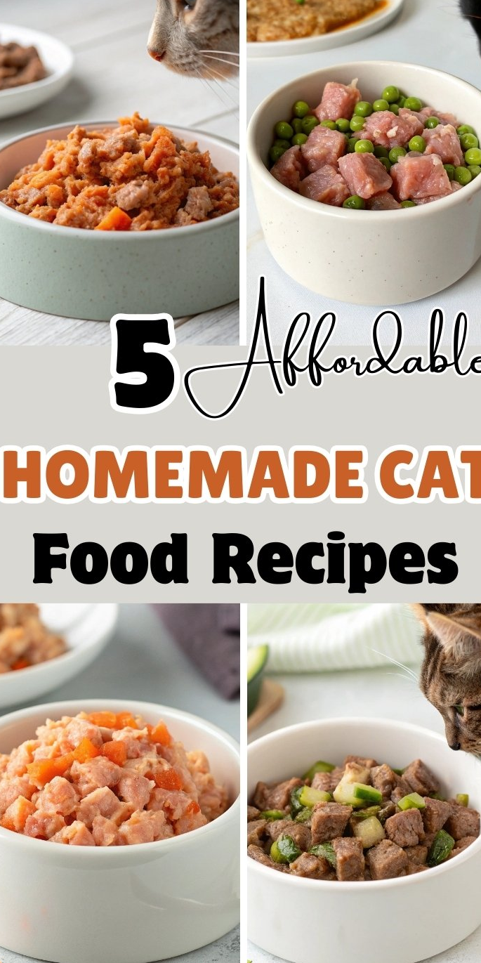 5 Affordable Homemade Cat Food Recipes
